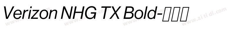 Verizon NHG TX Bold字体转换